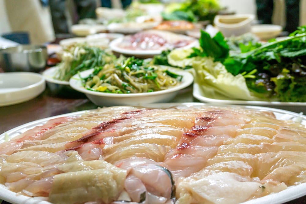 Hoe (Korean raw fish)